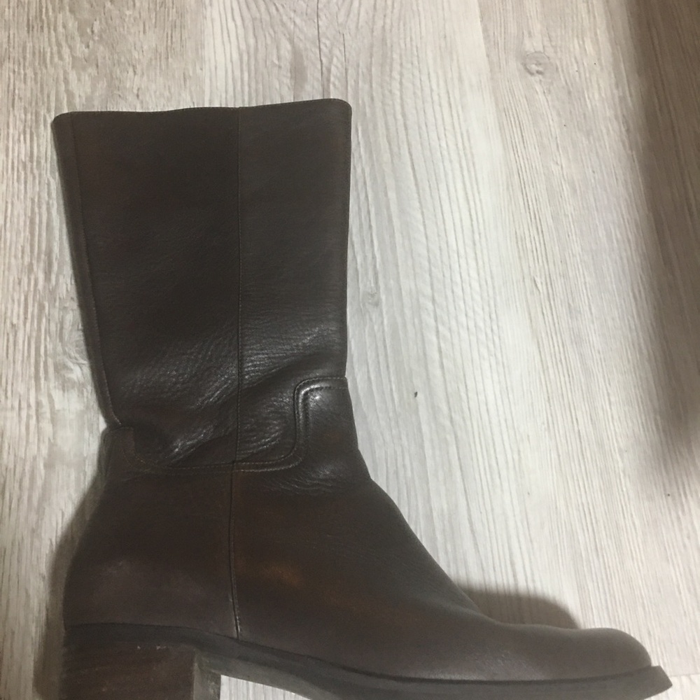 Rockport boot zip calf